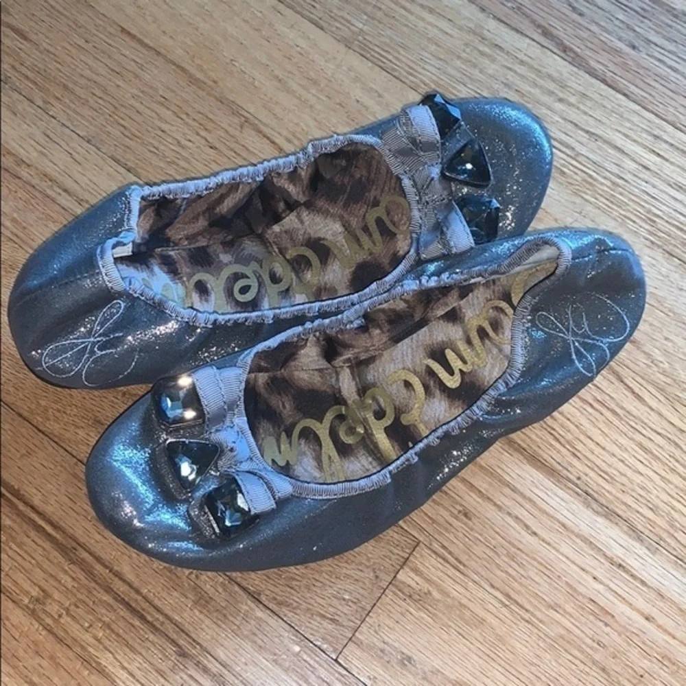 💕Sam Edelman metallic Flats